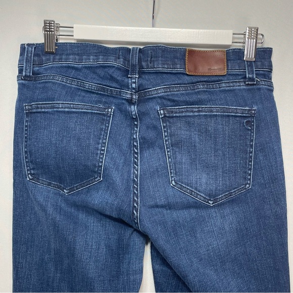 Madewell Skinny Skinny Ankle Zip Dark Wash Denim Jeans Women's Size 29 - Picture 8 of 16